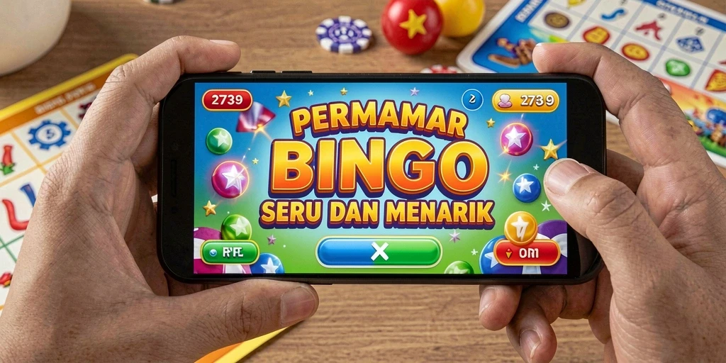 Gameplay menarik dalam permainan Bingo 2739 dengan tampilan grafis yang menawan.