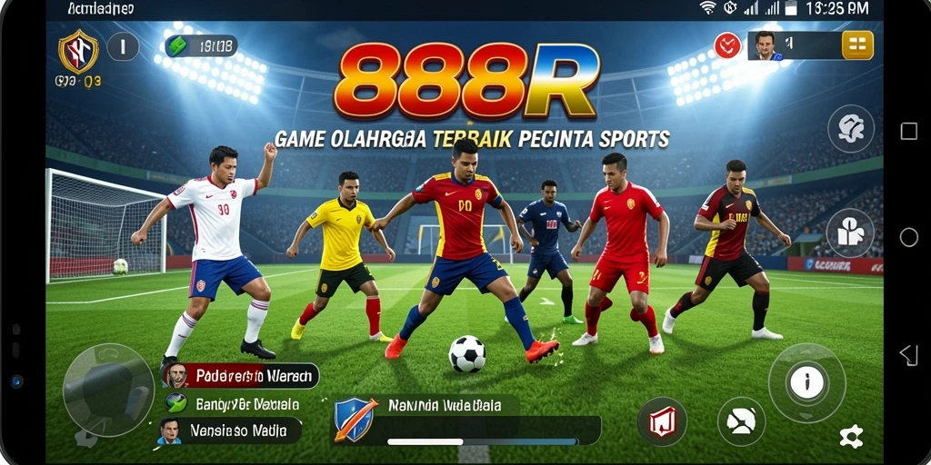 Tampilan gameplay seru dari game olahraga 888R.