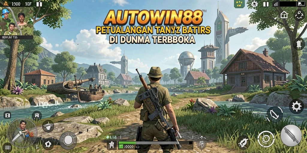 Screenshot menunjukkan aksi mengeksplorasi dunia terbuka AUTOWIN88 yang menakjubkan.
