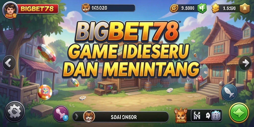Tampilan gameplay menarik dari BIGBET78 dengan elemen Idle.