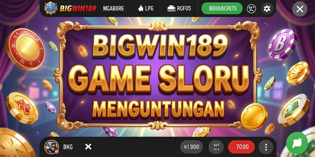 Tampilan gameplay Slot BIGWIN189 yang menarik dan menghibur.