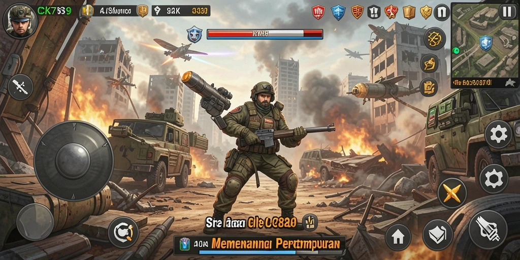 Tampilan menarik dari gameplay CK789 yang strategis.
