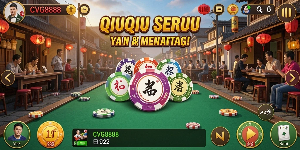 Tangkapan layar gameplay seru QiuQiu di CVG8888.