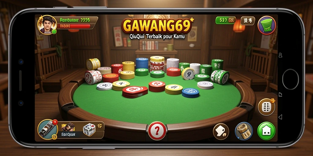 Tampilan gameplay QiuQiu yang seru di GAWANG69.