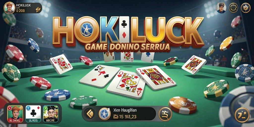 Tampilan gameplay HOKILUCK yang menarik dan interaktif dengan efek keren.
