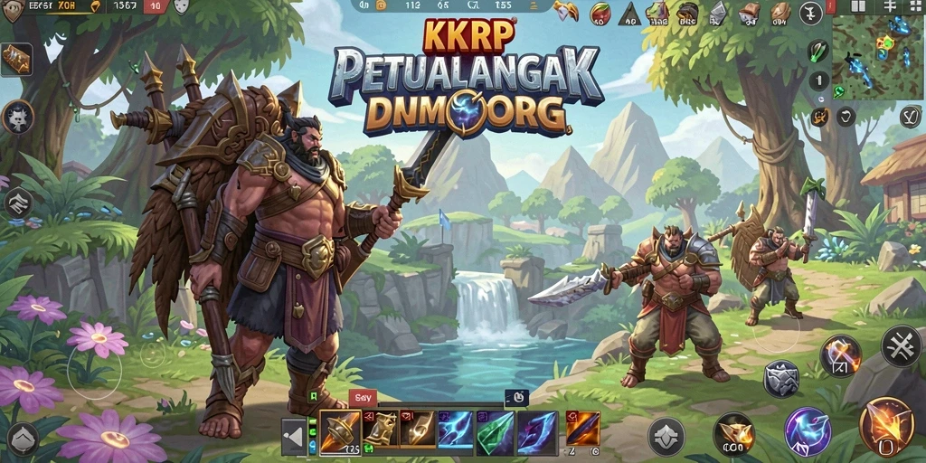 Tampilan screenshot KKRP menunjukkan aksi seru dalam gameplay MMORPG.