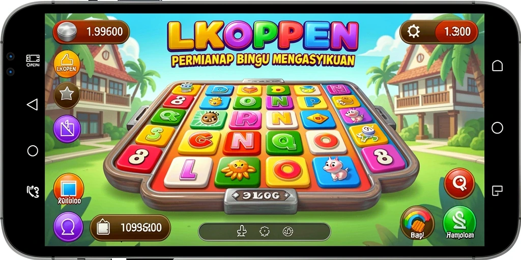 Tampilan gameplay Bingo yang menarik di LKOPEN.