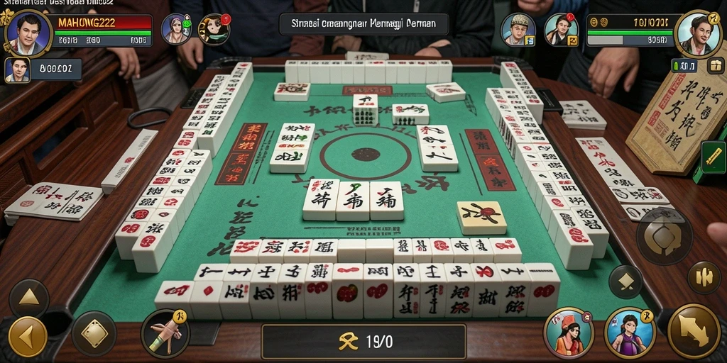 Tampilan screenshot gameplay MAHJONG222 yang menarik dan penuh strategi.