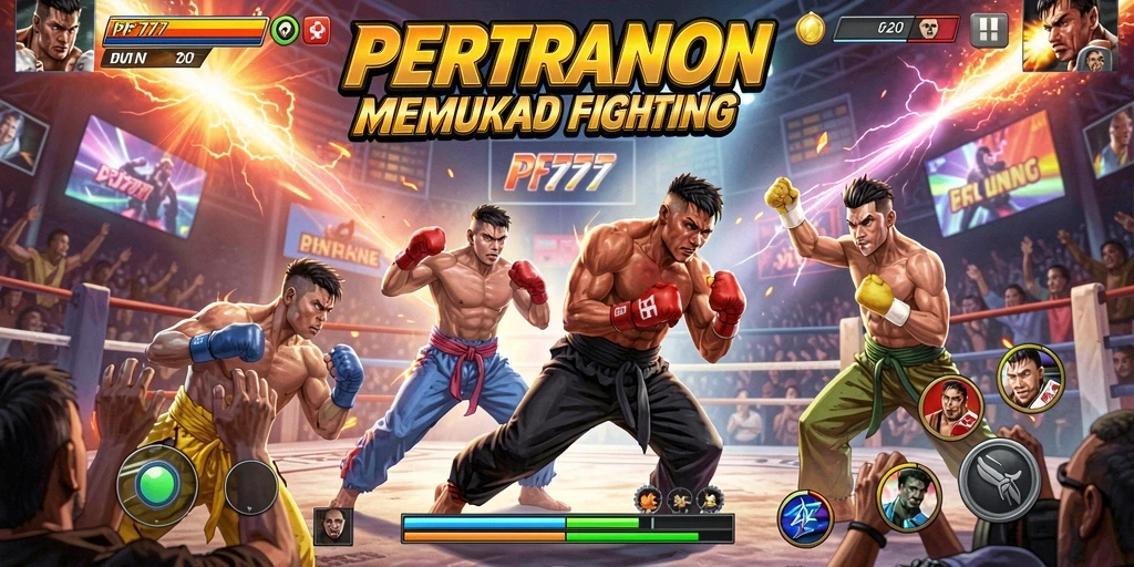 Screenshot gameplay PF777 yang menampilkan aksi pertarungan yang intens.