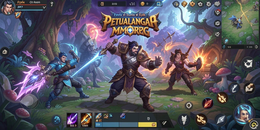 Gameplay seru di PP7 dengan petualangan MMORPG yang mendebarkan.