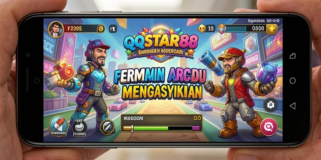 Tampilan permainan arcade yang seru dan menarik dari QQSTAR88.