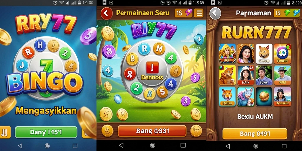 Tampilan gameplay <strong>RR777</strong> yang seru dan menarik saat bermain Bingo.