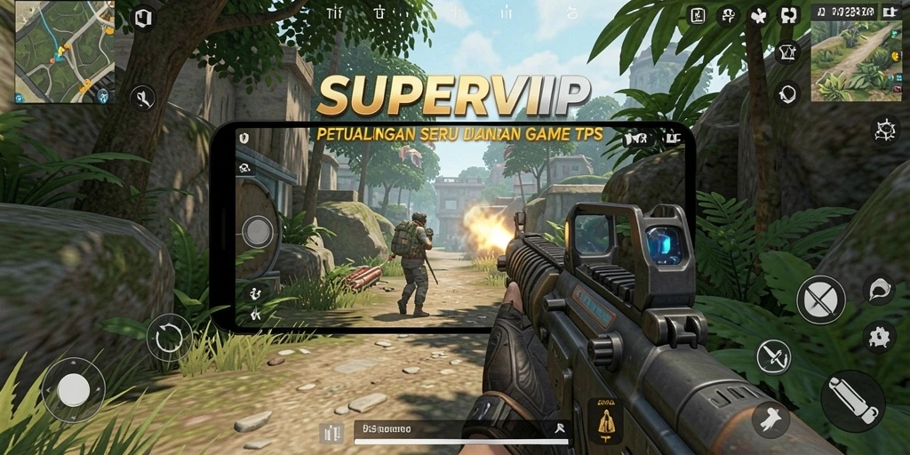 Tampilan gameplay menegangkan dengan grafis berkualitas tinggi.