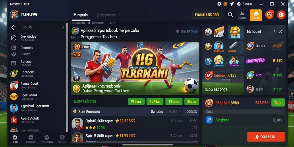 Tampilan menarik dari TURU99 saat taruhan olahraga.