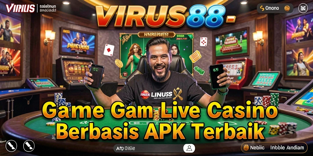 Gameplay Live Casino yang menarik dan interaktif di VIRUS88.